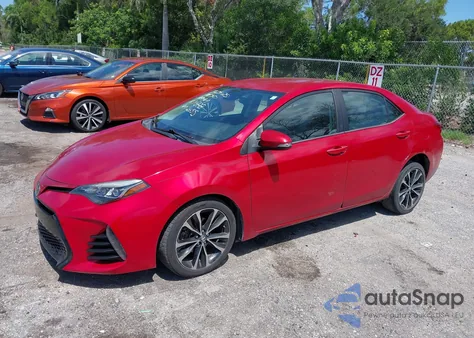 2018 Toyota Corolla Se from USA, damaged, VIN 5YFBURHE2JP802655